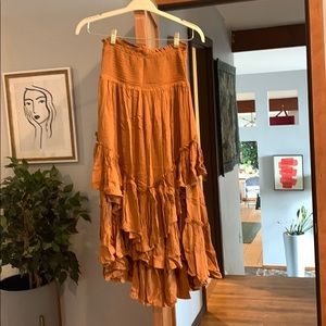 Boho Free People skirt/dress, sz S
